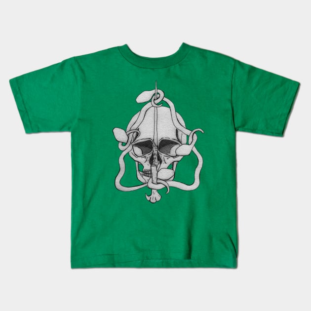 Snakes and Skull Kids T-Shirt by AlstonArt